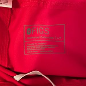 Figs Red Kade Cargo Pants